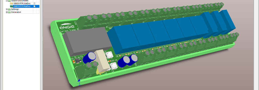 Altium Designer Electronic PCB 3D